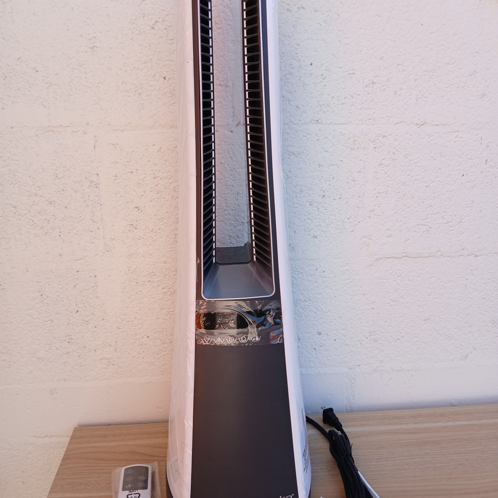 Lasko White and Black Tower Fan with Remote $80